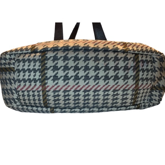 Ralph Lauren Houndstooth Cinch Tote Bag - Picture 6 of 12